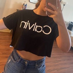 Calvin Klein crop top size M